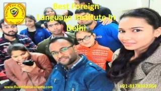 Get Spanish Language Course In Delhi at Fluent Fast Academy