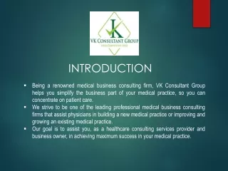 Medical Business Consulting