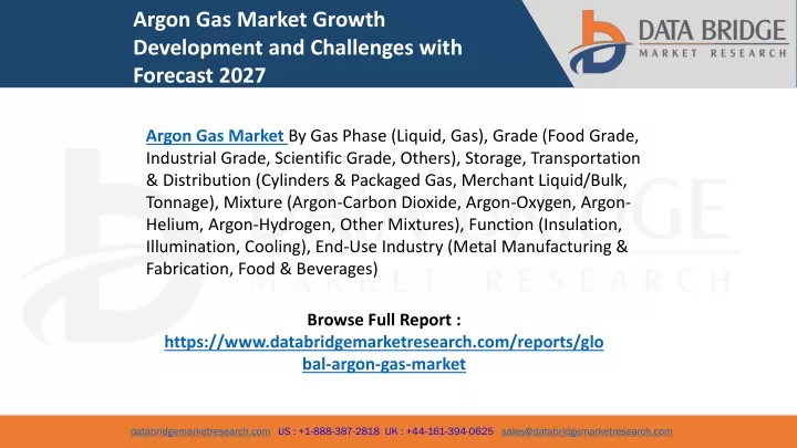 argon gas market growth development