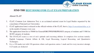 12.BEST BOOKS FOR CLAT EXAM PREPARATION - English , Logical Reasoning , Quants , GK , Legal Reasoning 1