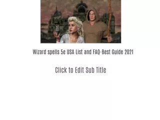 Wizard spells 5e USA List and FAQ-Best Guide 2021