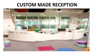 custom made reception