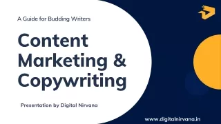 Content Marketing and Copywriting