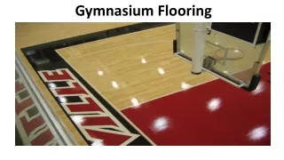 gymnasium flooring