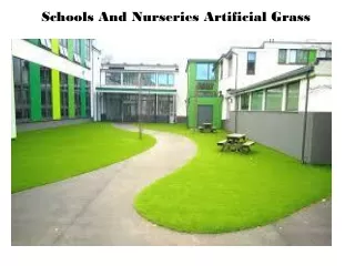 schools and nurseries artificial grass