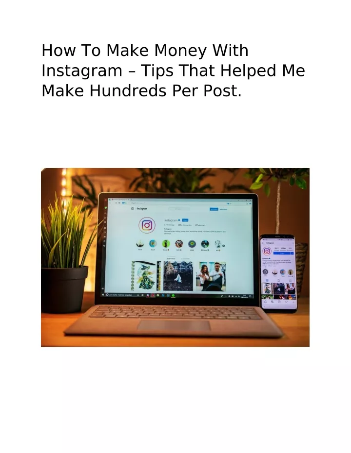 how to make money with instagram tips that helped