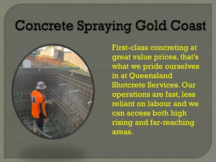 concrete spraying gold coast