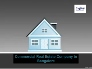 Commercial Real Estate Company in Bangalore
