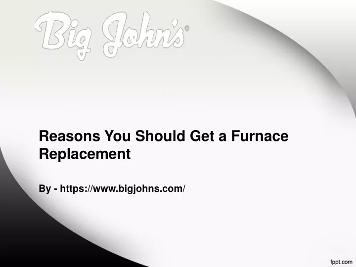 reasons you should get a furnace replacement