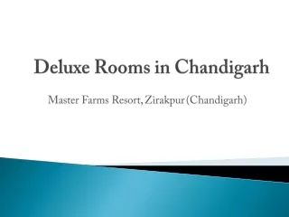 Luxurious Deluxe Rooms in Zirakpur, Chandigarh | Luxury Hotel Rooms | Masterfarms