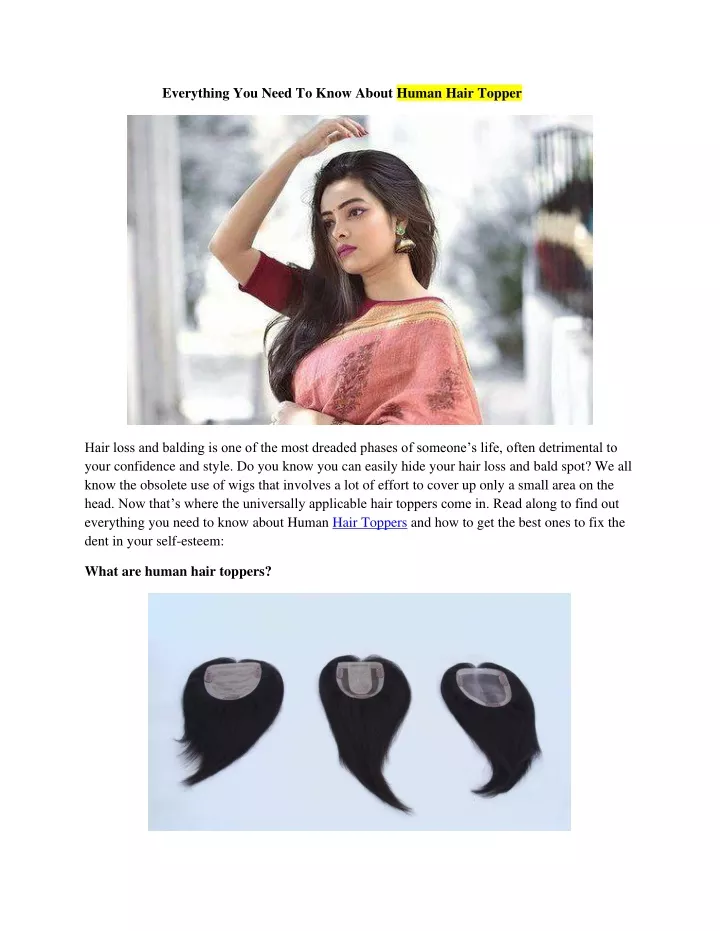 everything you need to know about human hair