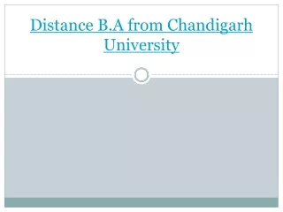 distance b a from chandigarh university