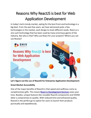 reasons reasonswhy application