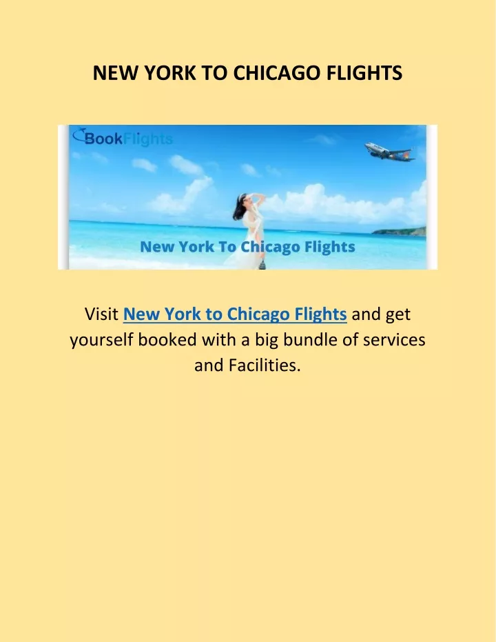 new york to chicago flights