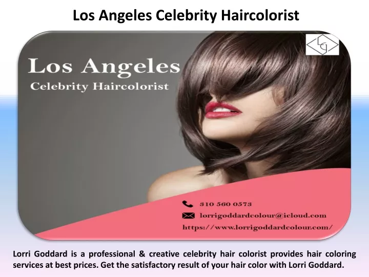 los angeles celebrity haircolorist