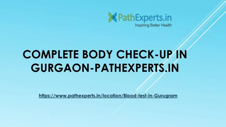 complete body check up in gurgaon pathexperts in