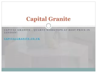 capital granite
