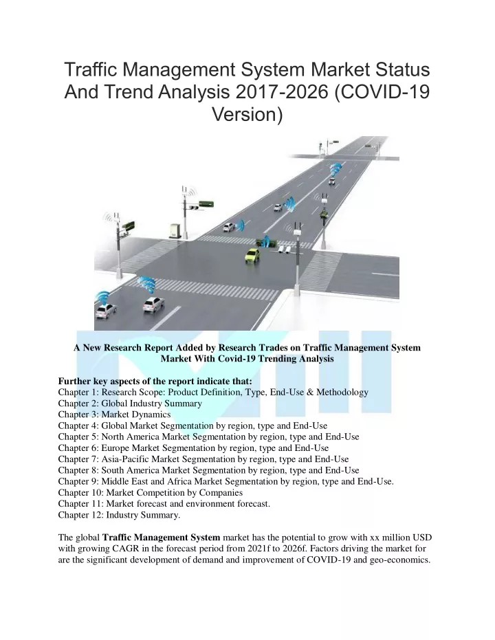 traffic management system market status and trend