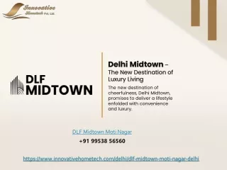 Residential Project DLF Midtown Delhi