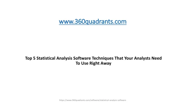 www 360quadrants com