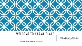 welcome to karma place