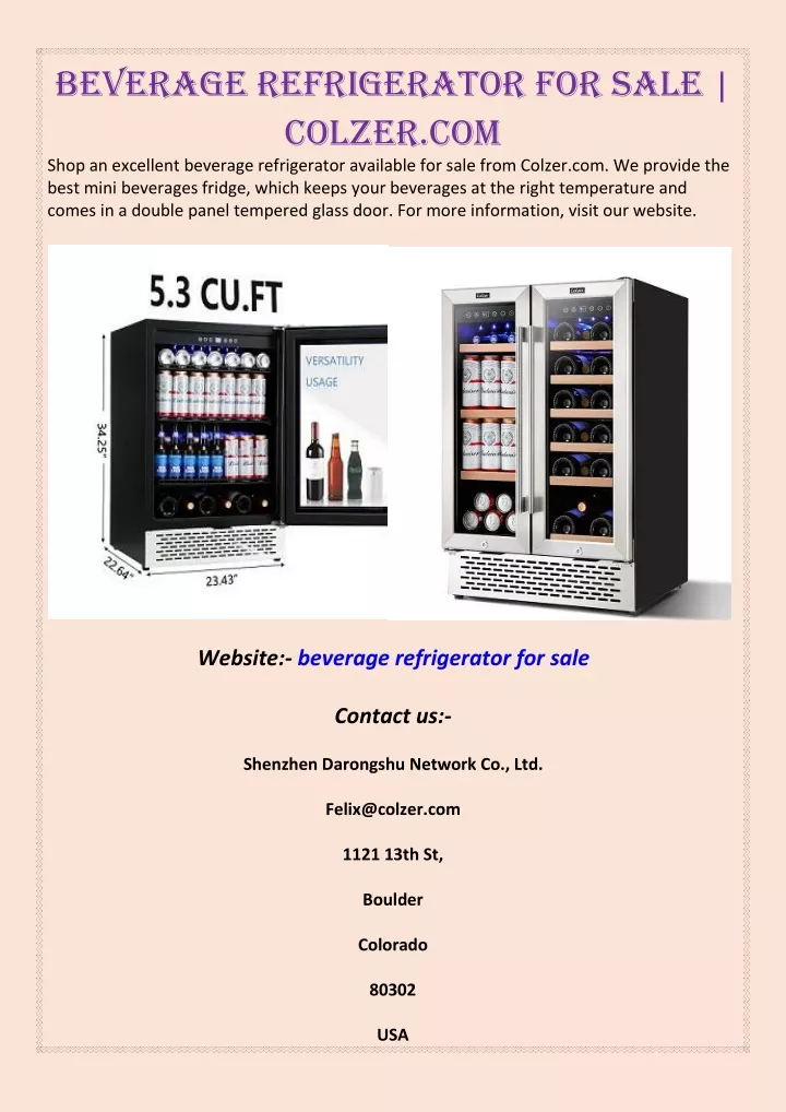 beverage refrigerator for sale colzer com shop