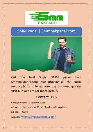 smm panel smmpakpanel com