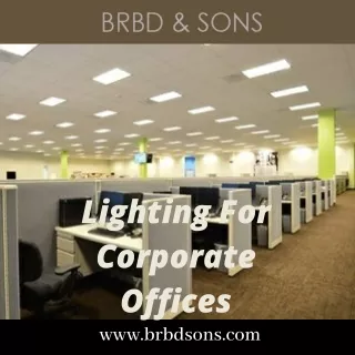 Lighting For Corporate Offices