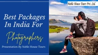 Best Packages In India For Photographers