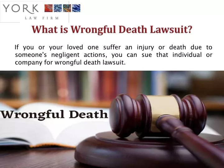 what is wrongful death lawsuit