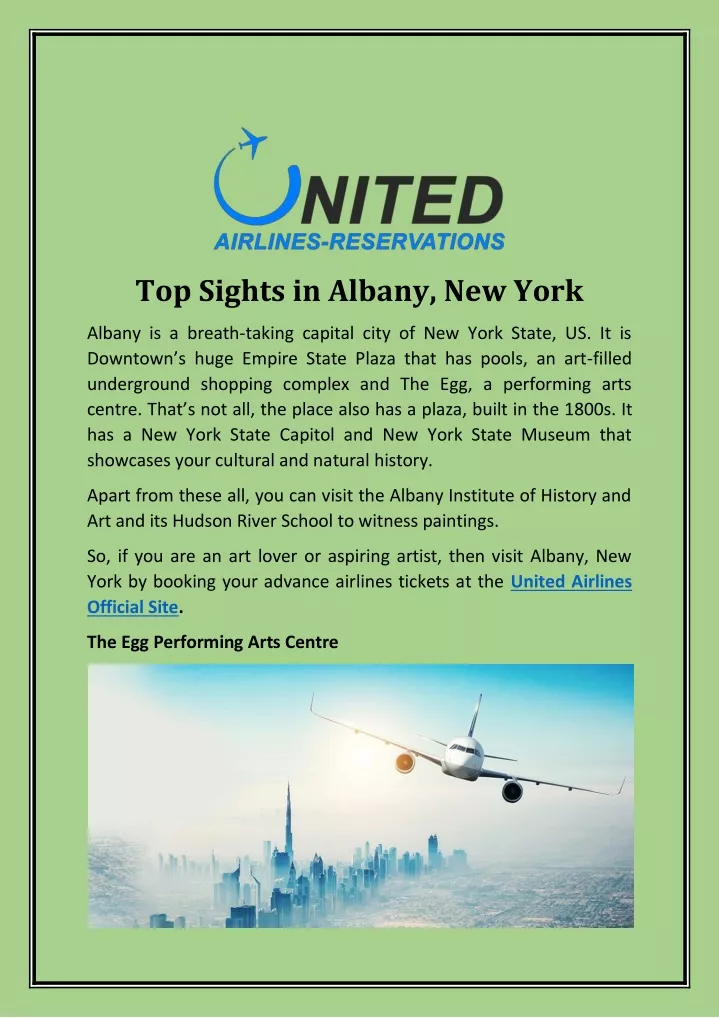 top sights in albany new york