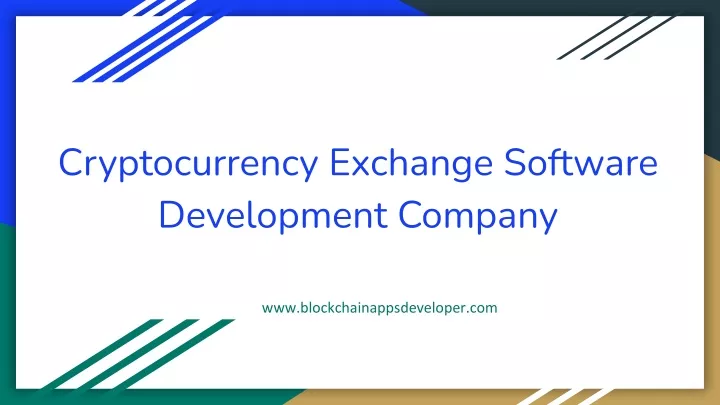 cryptocurrency exchange software development