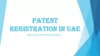 patent registration in uae