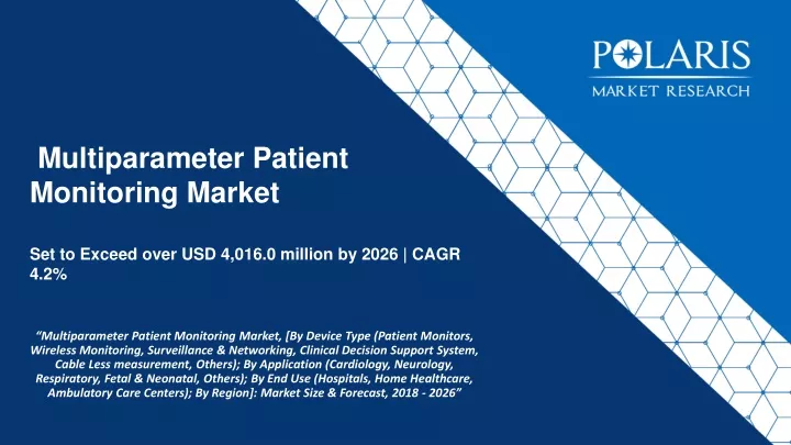multiparameter patient monitoring market set to exceed over usd 4 016 0 million by 2026 cagr 4 2