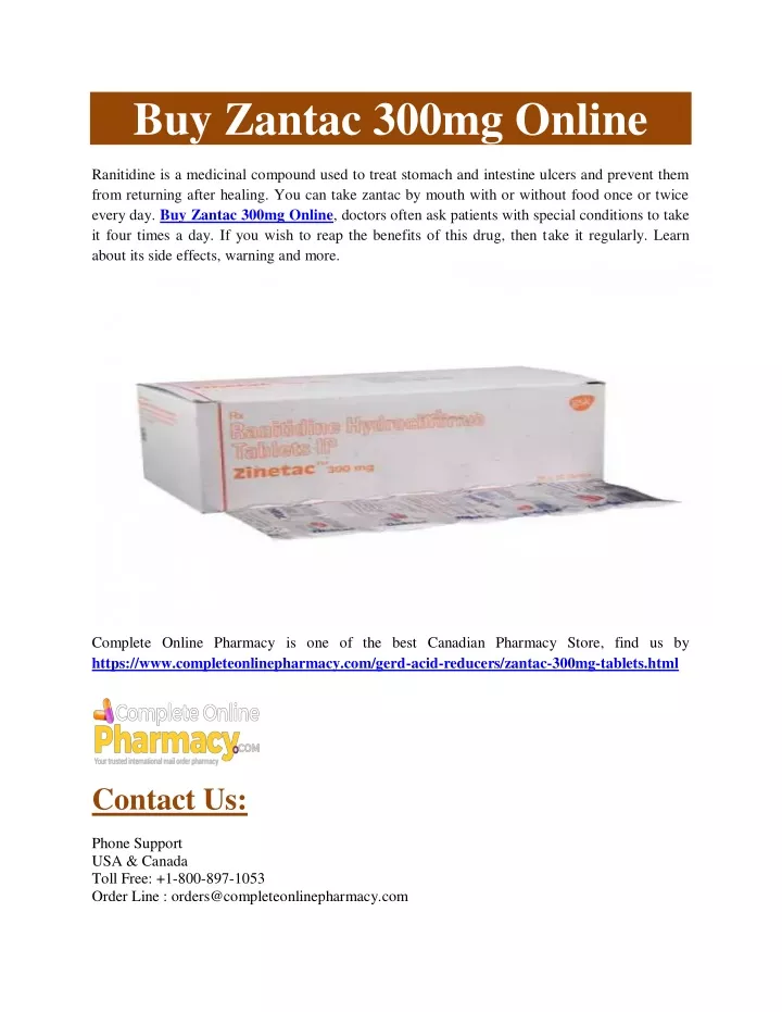 buy zantac 300mg online