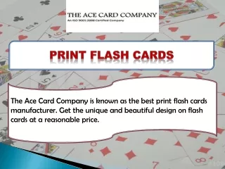 Print Flash Cards