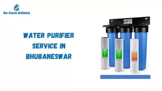 Best Water Purifier Service in Bhubaneswar