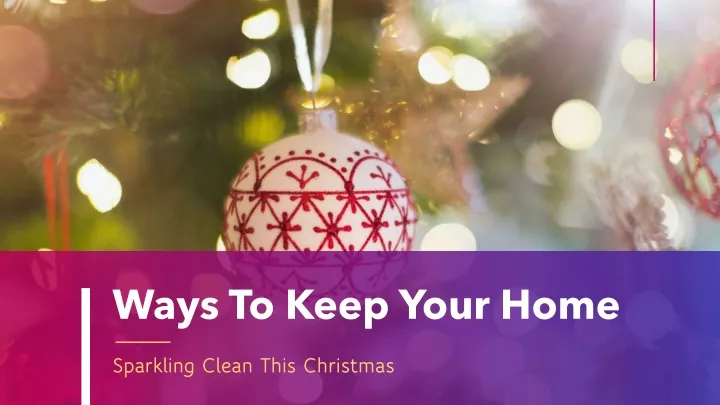 ways to keep your home