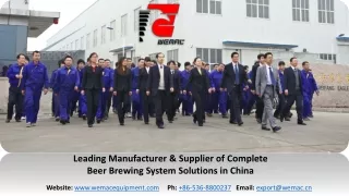 Brewery Equipment Manufacturers