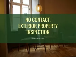 No Contact, Exterior Property