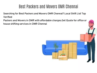Best Packers and Movers OMR Chennai