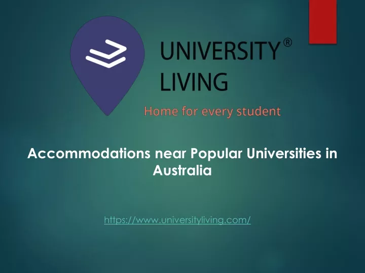 accommodations near popular universities