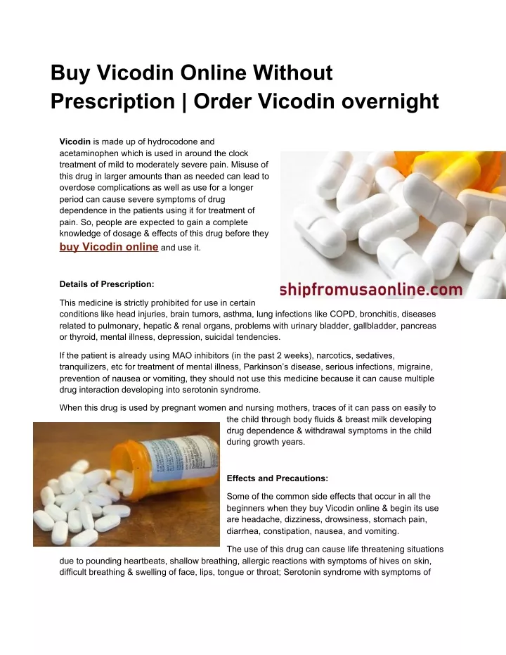 buy vicodin online without prescription order