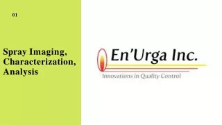 spray imaging characterization analysis