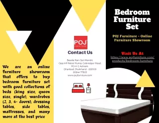 Buy Bedroom Furniture Set Online