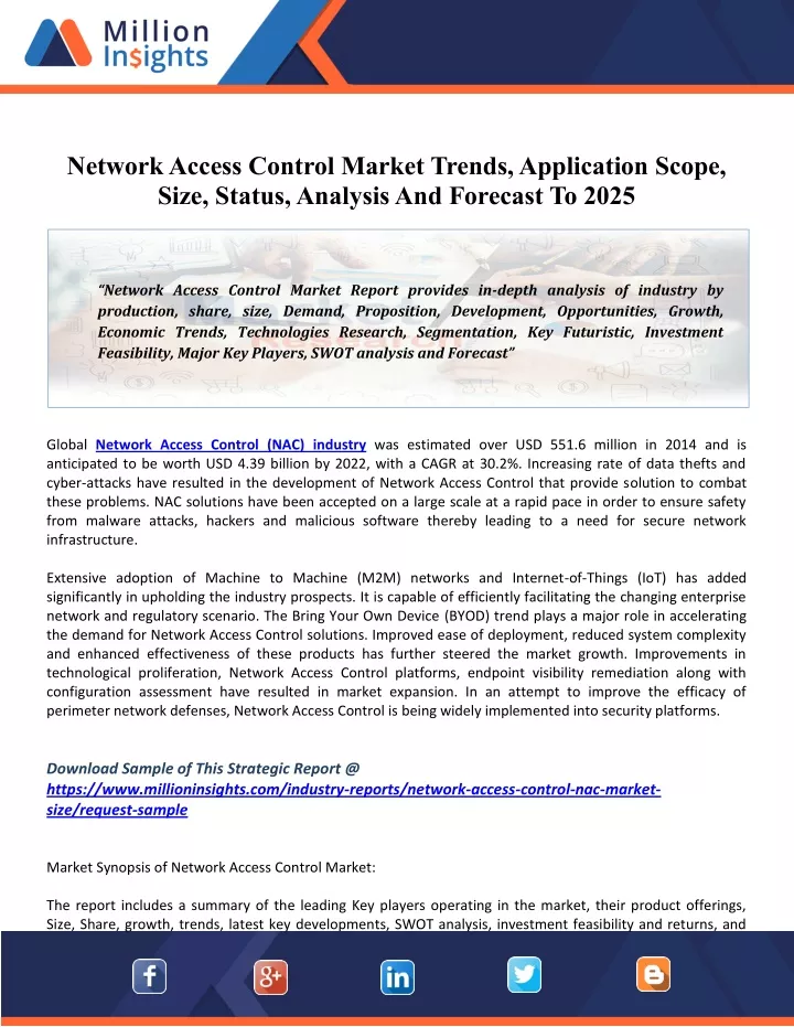 network access control market trends application