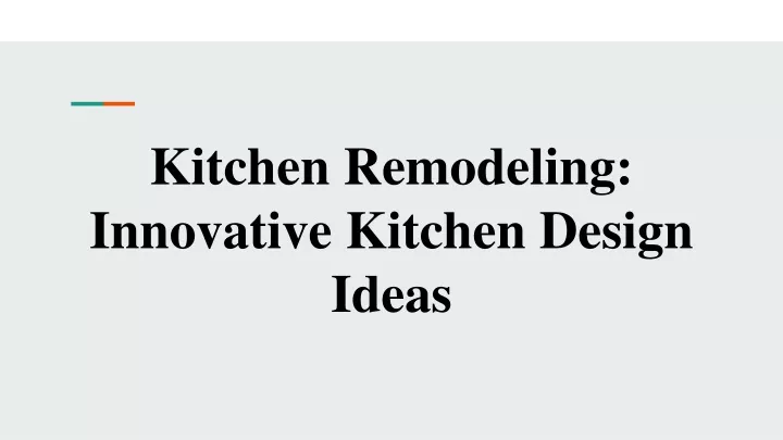 kitchen remodeling innovative kitchen design ideas