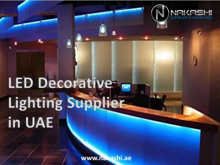 led decorative lighting supplier in uae