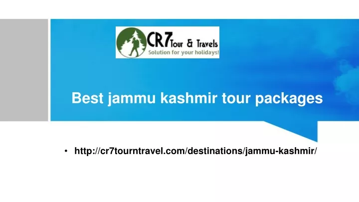 best jammu kashmir tour packages