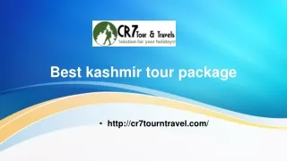 best kashmir tour package
